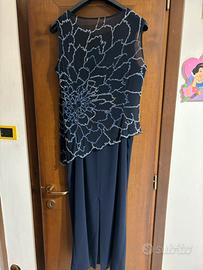 Abito da cerimonia blu tg. 50