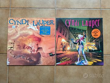 2 LP CYNDI LAUPER dischi vinile 33 giri 