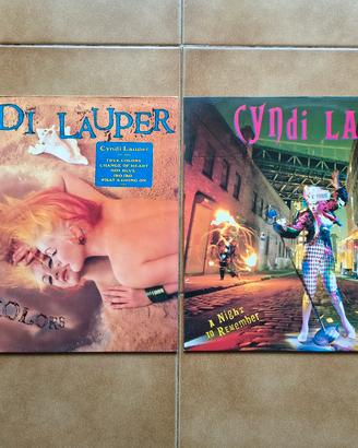 2 LP CYNDI LAUPER dischi vinile 33 giri 