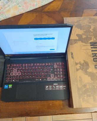 Acer Nitro 5 gaming Laptop RTX 3060 - 16 GB RAM