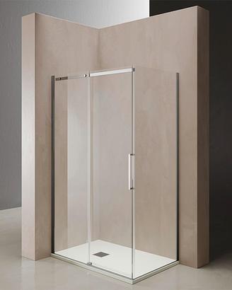 Set doccia box Gaia 120x70 h.200 sp6mm prof bianco