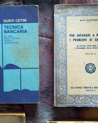 Vecchi volumi per la scuola - Lotto 5 *Vintage