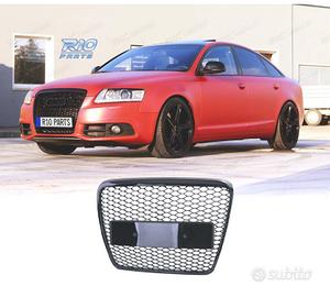 GRIGLIA AUDI A6 C6 4F 08-11 LOOK RS NERO LUCIDO
