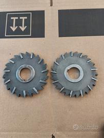 Coppia Frese a Disco 125mm HSS-Cobalto 