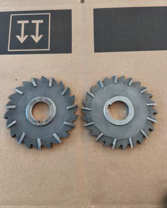 Coppia Frese a Disco 125mm HSS-Cobalto 