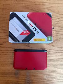 Nintendo 3DS XL Rosso/Nero + 6 Giochi