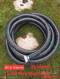 tubo 13 metri con diametro interno 40mm