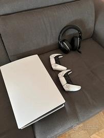 Ps5  1Tb + 2 controller + turtle beach nuove