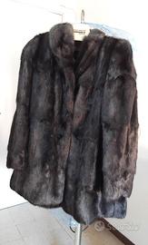 Giacca in Pelliccia di Visone Nera Vintage