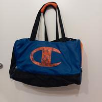 Borsone Champion Blu e Arancione