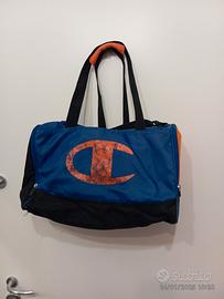 Borsone Champion Blu e Arancione