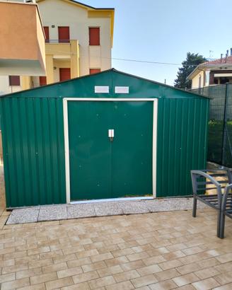 Casetta da giardino/cantiere in lamiera NUOVA