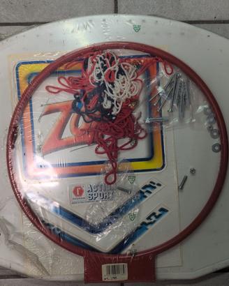 TABELLONE E CANESTRO DA BASKET