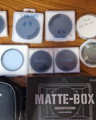 FILTRI ND NISI, HOYA , HAIDA , CINTURA, MATTEBOX