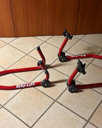Coppia cavalletti moto bike lift