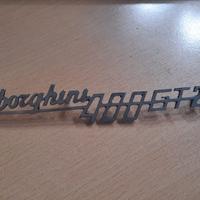 Scritta Lamborghini