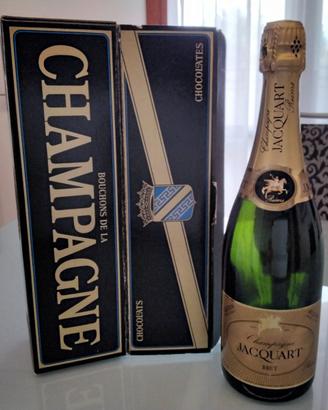 bottiglia factice di champagne, porta cioccolatini