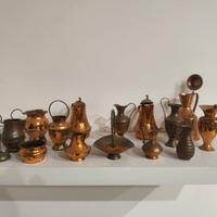  oggetti in rame da collezione