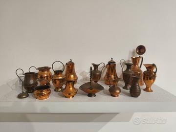  oggetti in rame da collezione
