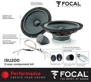 Kit casse auto Focal ISU 200 universali