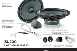 Kit casse auto Focal ISU 200 universali