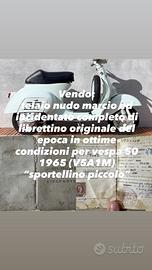 VESPA BAULETTO PICCOLO TELAIO  NUDO CON DOCUMENTI