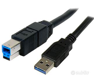 Cavo 3.0 USB-A maschio a USB-B maschio, 1.8 mt