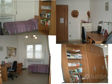 Singola nuova, luminosa e ben arredata