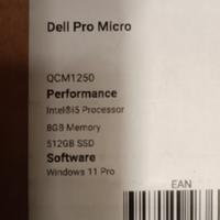 mini PC dell pro micro QCM1250