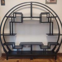 Libreria in legno stile etnico