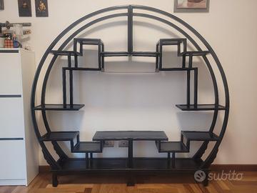 Libreria in legno stile etnico