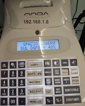 Cassa elettronica Rch modello onda