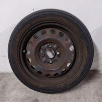 Set 4 Cerchi in Acciaio 14" + Gomme 155/65 R14