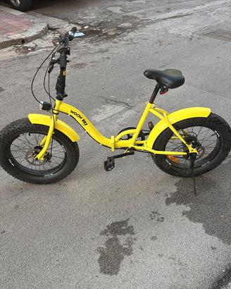 bici elettrica woow bike pieghevole