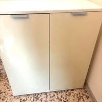 Mobiletto bianco laccato 2 ante