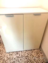Mobiletto bianco laccato 2 ante