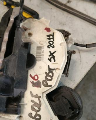 SERRATURA ELETTRICA POST SX VW GOLF 6 2008-12