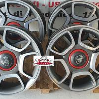 4x cerchi in lega abarth fiat 500 punto 17