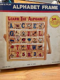 Alphabet frame