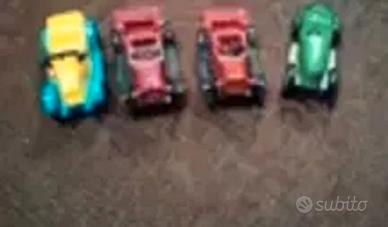 macchinine da gioco o collezione 4 pezzi 