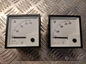 Voltmetro e Amperometro (NUOVI)