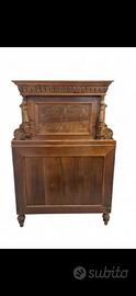 testiera letto completo legno