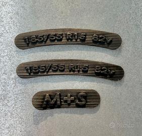 etichette patch per gomme pneumatici furbe