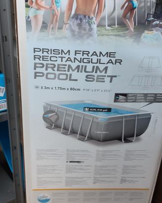 PISCINA INTEX RETTANGOLARE 300x175x80 cm