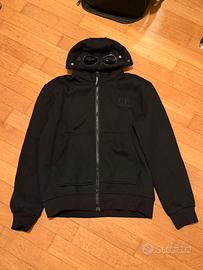 Felpa a zip nera Cp conpany taglia s