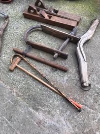 Attrezzi da mercatino in blocco