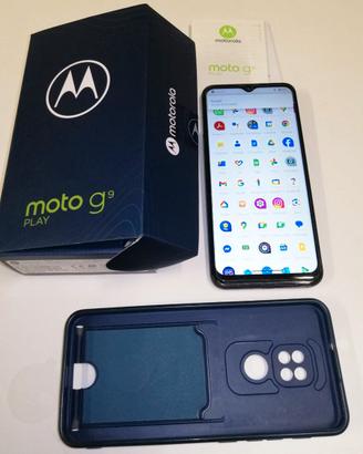 SMARTPHONE MOTOROLA MOTO G9 PLAY + CUSTODIA ANTIUR