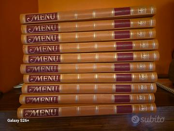 Raccolta completa I TUOI MENÙ,  10 VOLUMI 50€