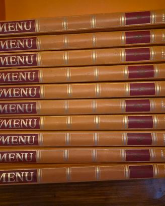 Raccolta completa I TUOI MENÙ,  10 VOLUMI 50€
