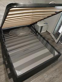 Letto e materasso 1 piazza e mezza con contenitore